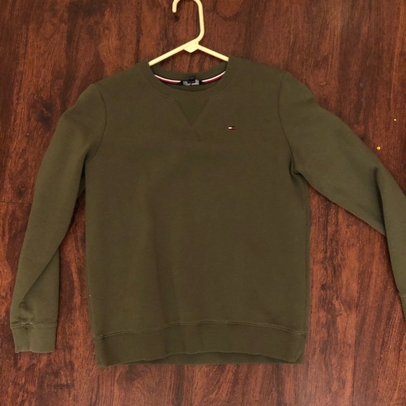 Tommy Hilfiger green sweater small - Picture 1 of 2